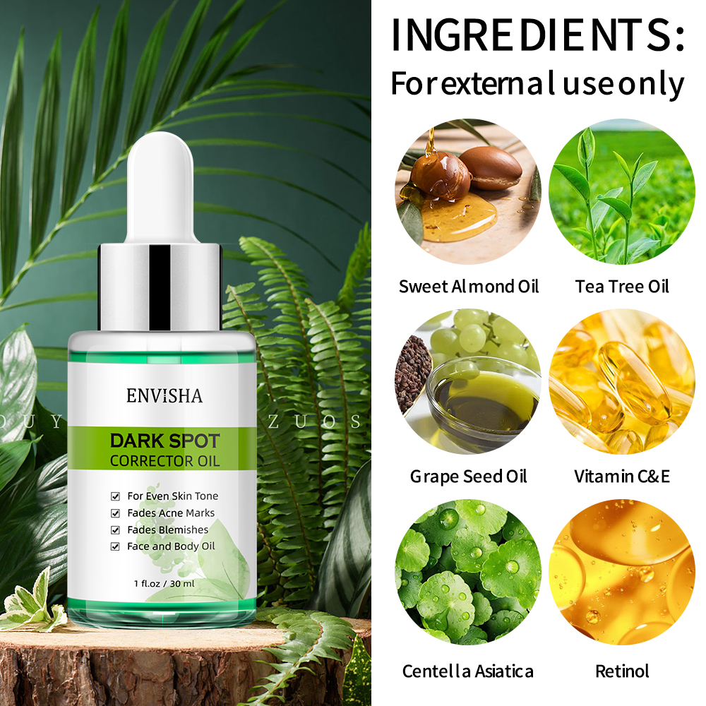 Silk Press Serum - ENVISHA Whitening Freckle Essential Oil Face