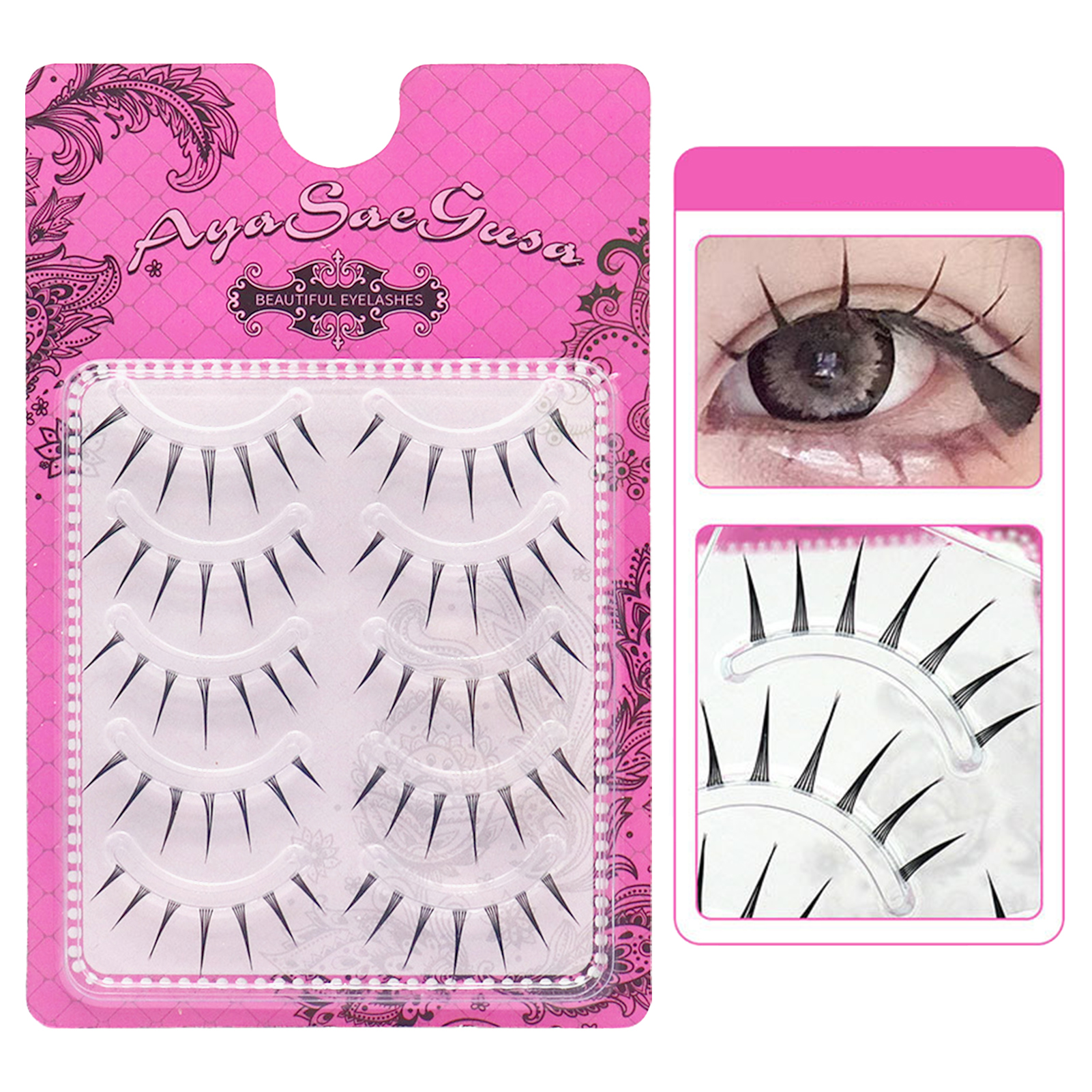 Hair Care Korea - Full Strip One-Piece False Eyelashes C
