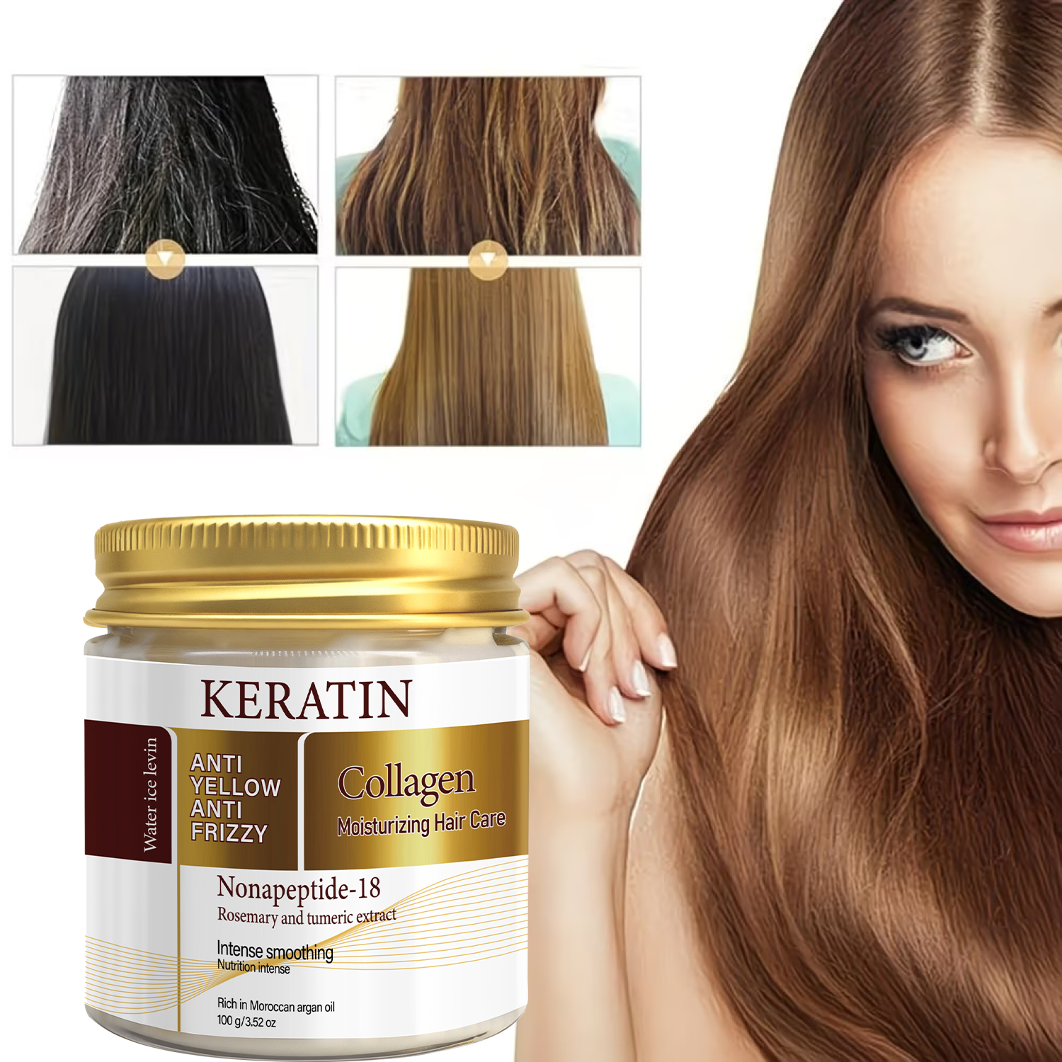 Hair Care Normal - Water Ice Levin Keratin Collagen Hair