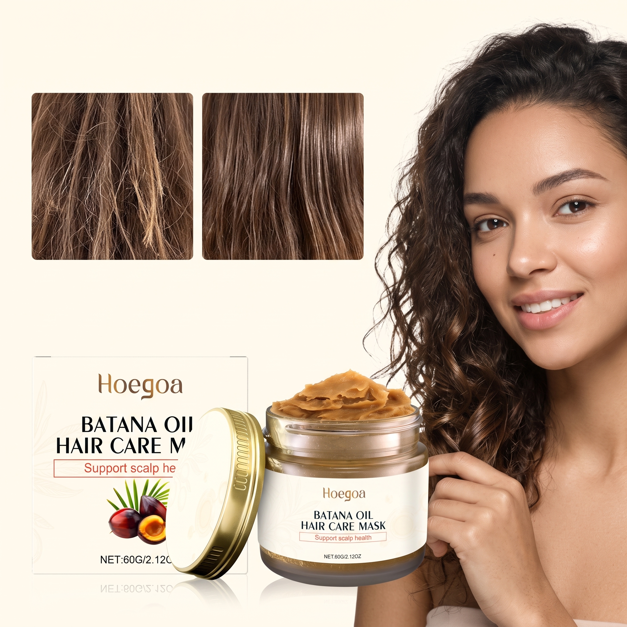 Hair Care Normal - 60G Batana Oil Hair Care Mask