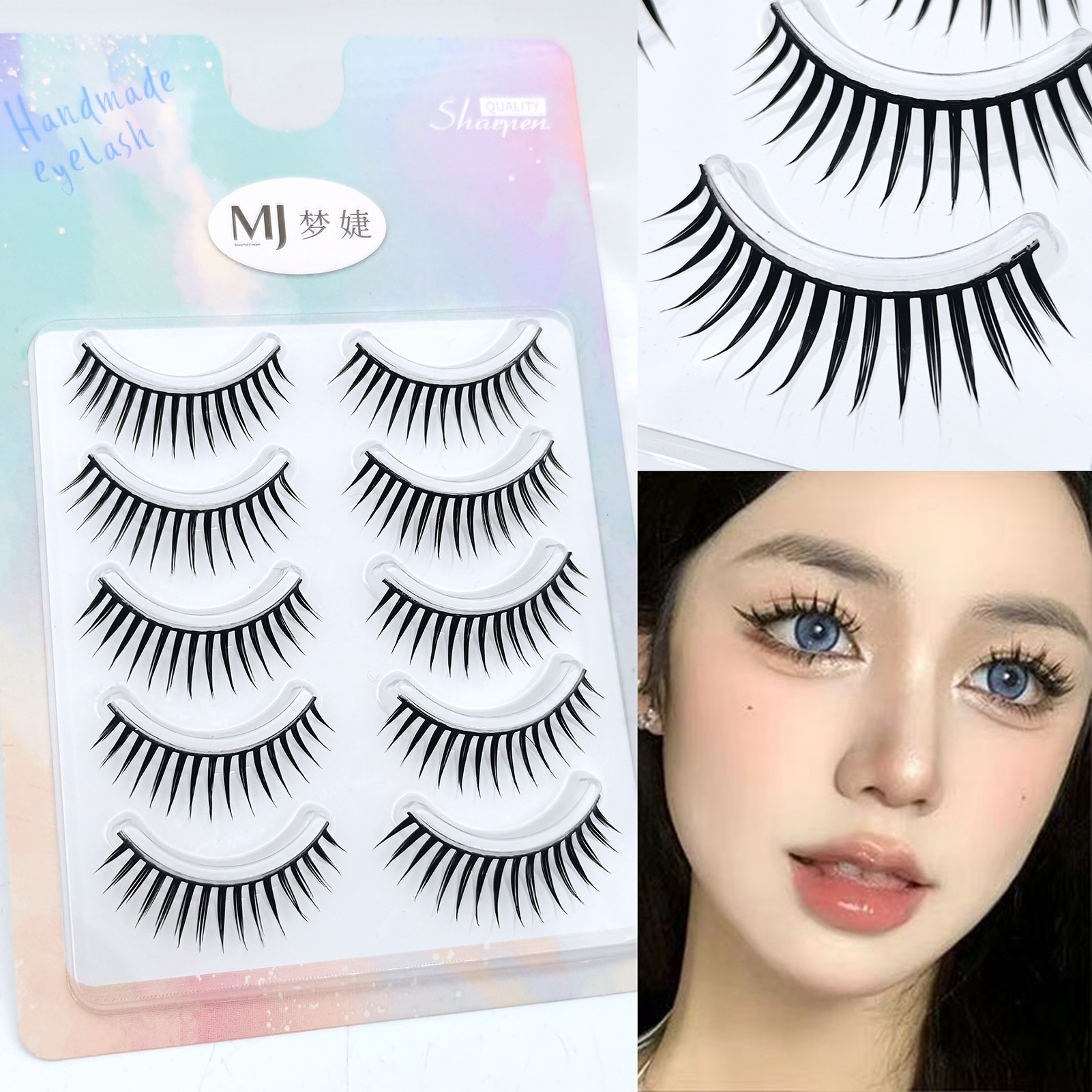 Hair Care Korea - Dramatic False Eyelashes Manga Style C