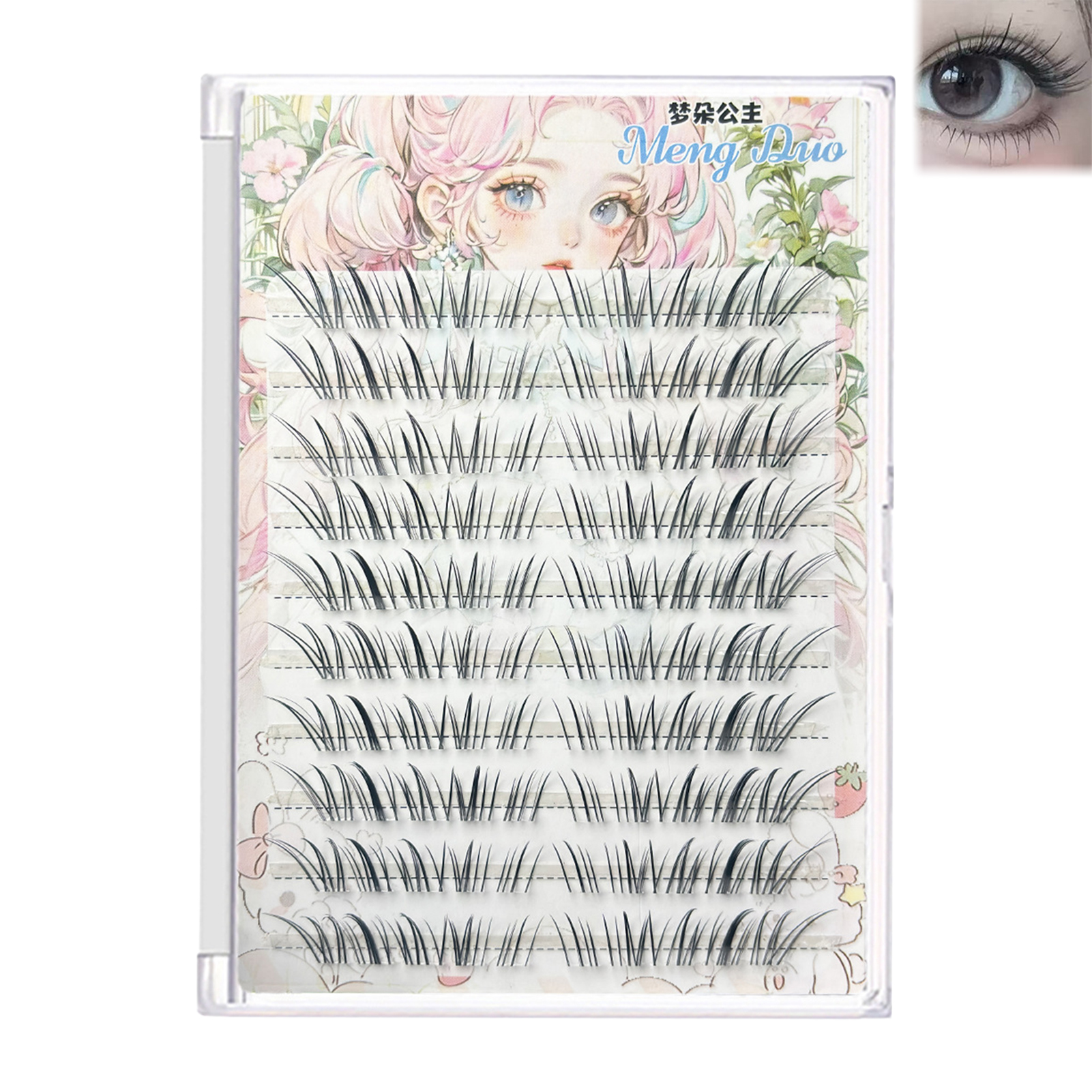 DIY False Eyelashes Transparen – Hair Care Korea Bewertung und Preis