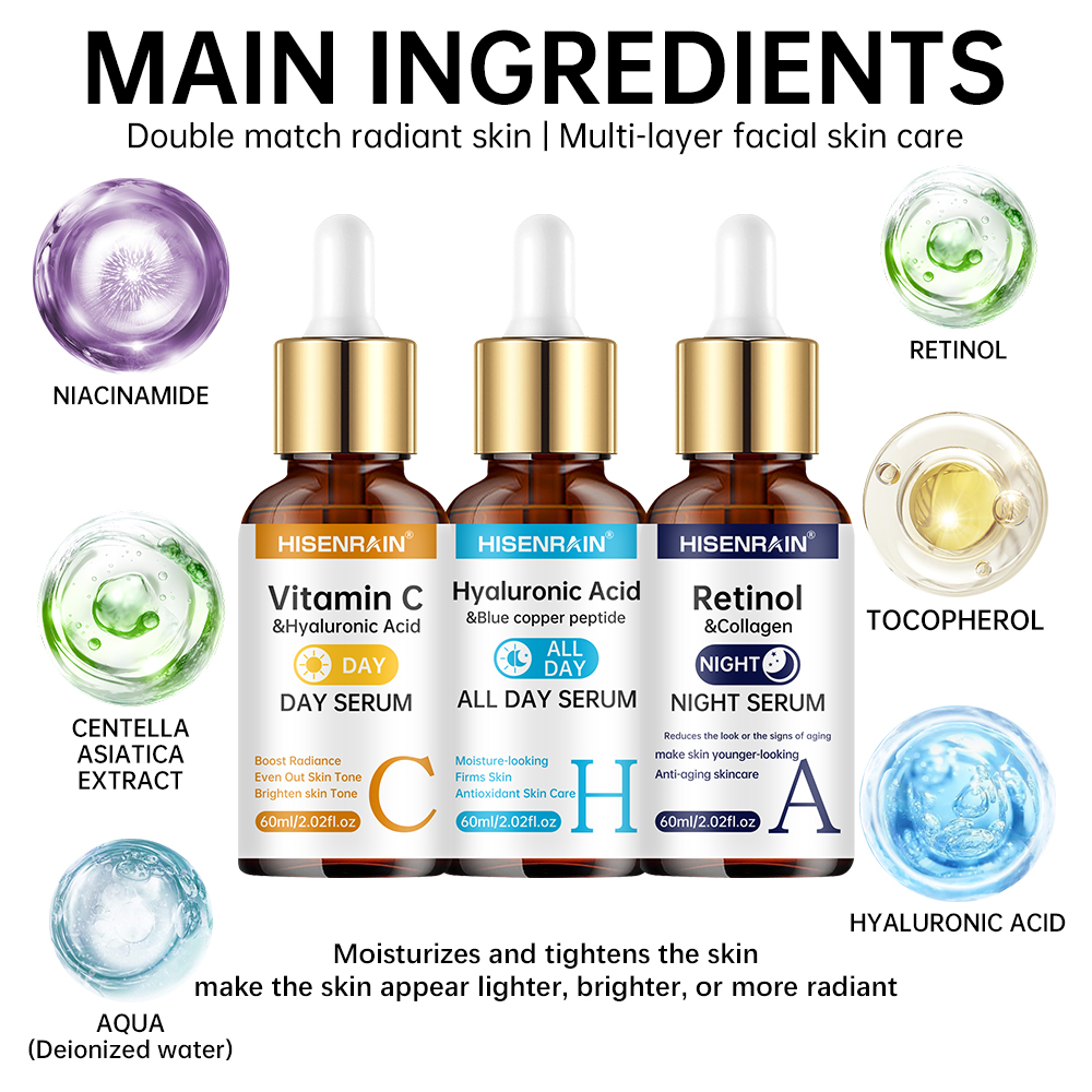 HISENRAIN Vitamin C + Retinol  – Silk Press Serum Bewertung und Preis