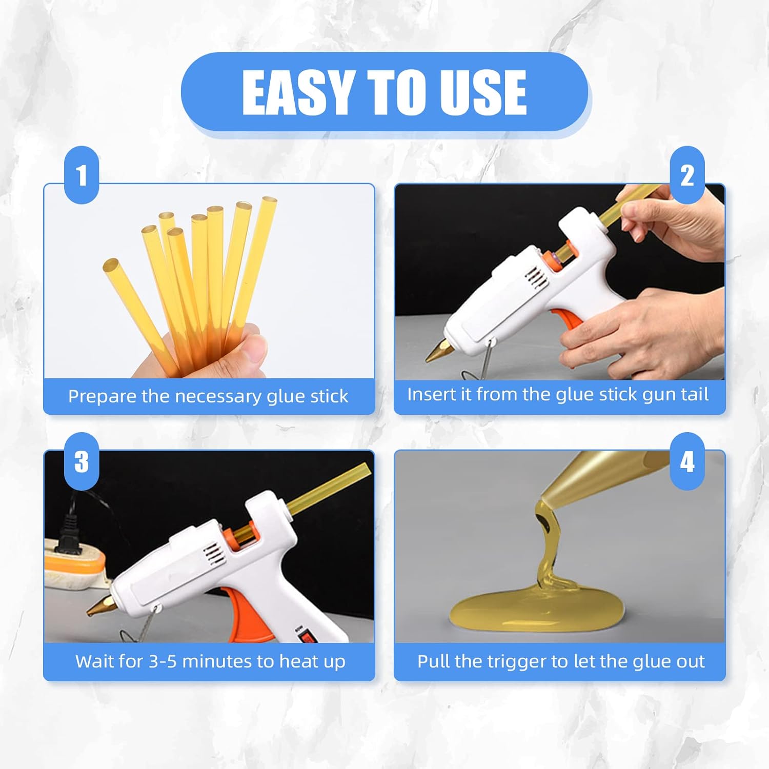 12Pcs Keratin Glue Sticks for  – Glue Gun Hair Bewertung und Preis