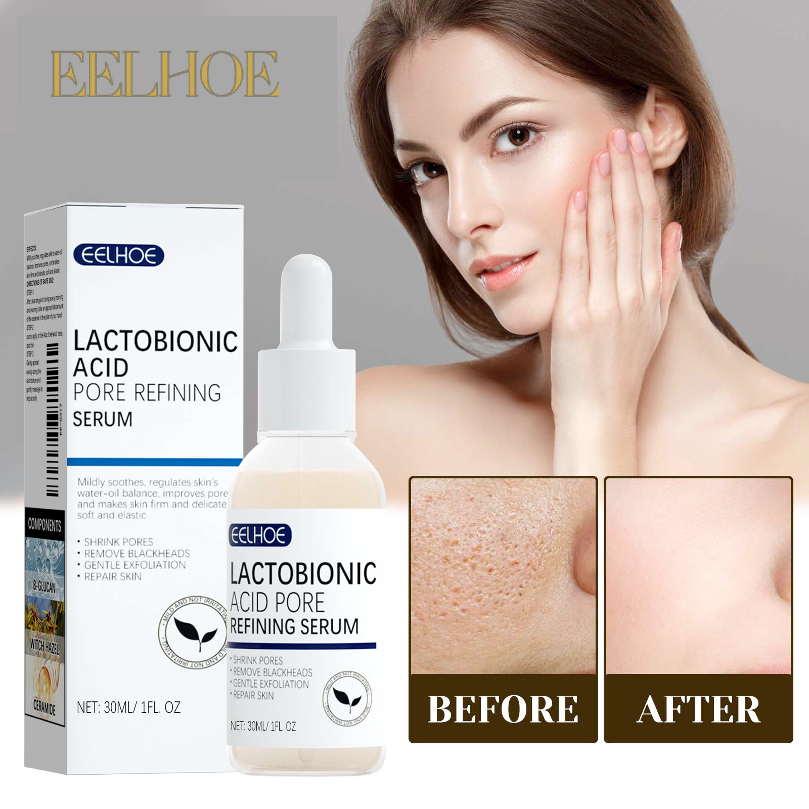 EELHOE Lactobionic Acid Pore S – Silk Press Serum Bewertung und Preis