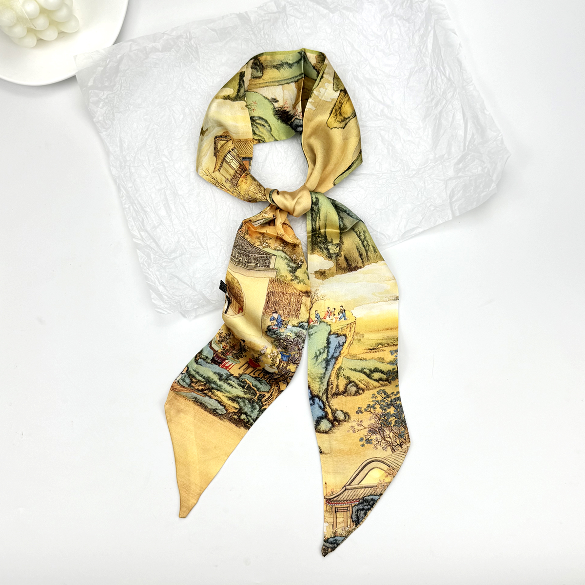 New Ribbon Silk Long Scarf Wom – Silk Press Serum Bewertung und Preis