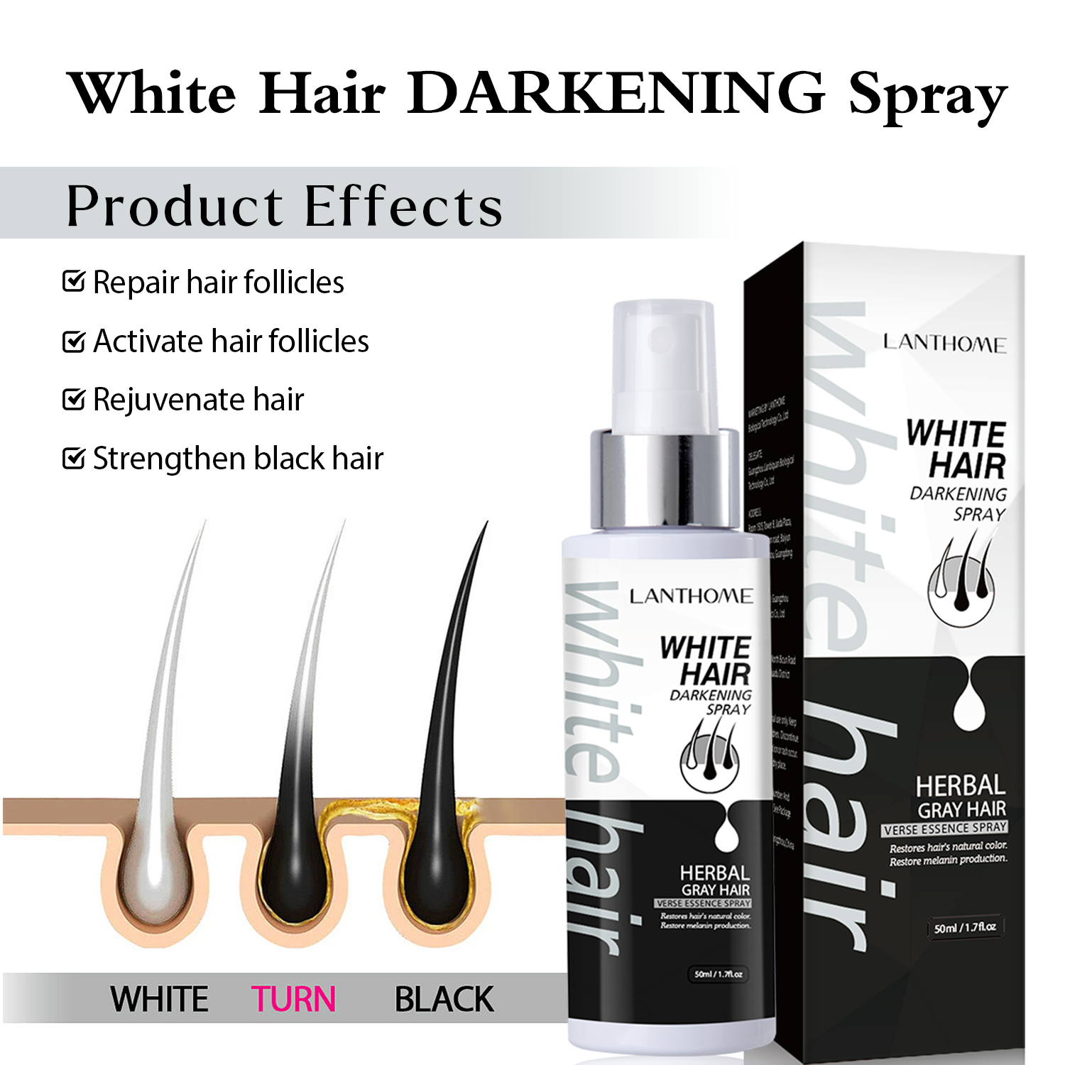 White Hair Treatment Darkening – Hair Care Normal Bewertung und Preis